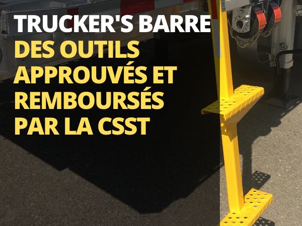 La CNESST approuve et rembourse les produits Trucker's Barre